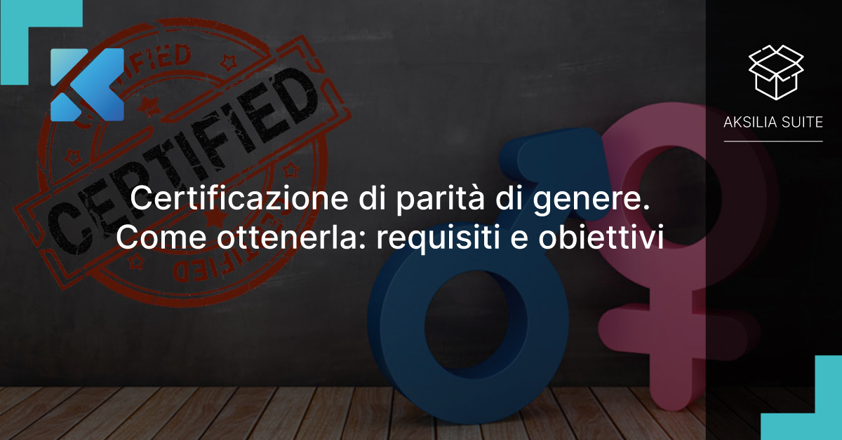 Certificazione di parità di genere